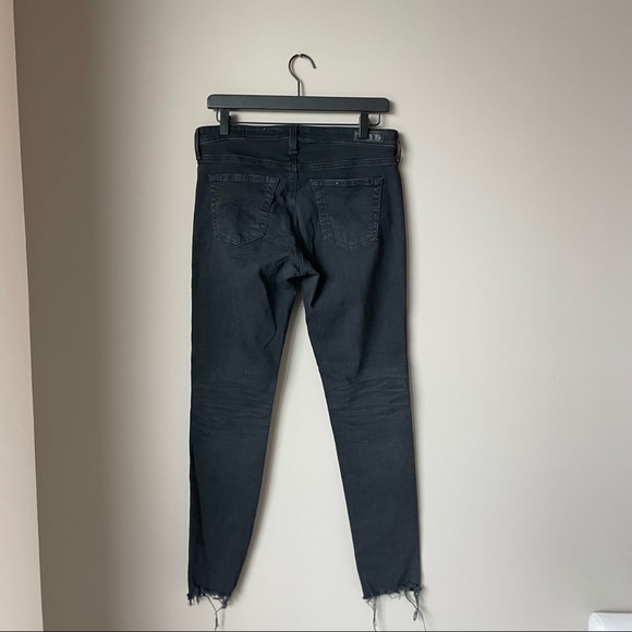 Adriano Goldschmied AG Legging Super Skinny Raw Ankle Jeans Sz 29R - Picture 8 of 9